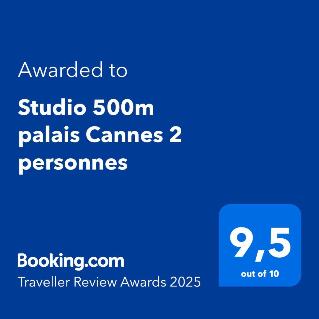 Studio 500M Palais Cannes 2 Personnes Ngoại thất bức ảnh